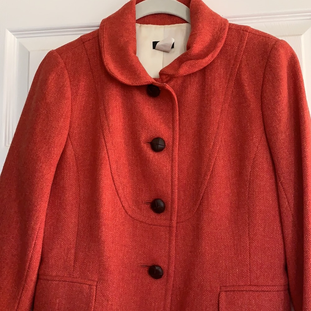 Coral Wool Blazer - Picture 3 of 5